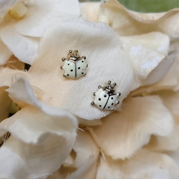 Ladybug earrings - Picture 3 of 6